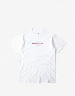It's Great Up North Reverse T Shirt - White/Red Clothing