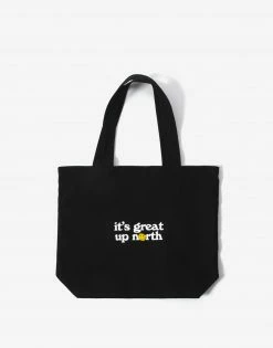 It's Great Up North Tote Bag - Black