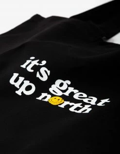 It's Great Up North Tote Bag - Black