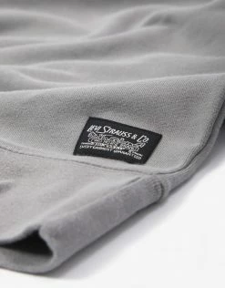 Levi's Skateboarding New Quarter Zip - Cliff Grey Clothing