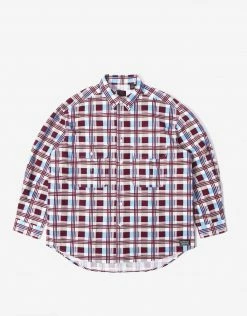 Levi's Skateboarding Woven Shirt - Burgundy/Blue