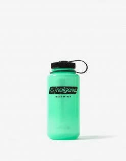 Nalgene 32oz WM Water Bottle - Green Glow