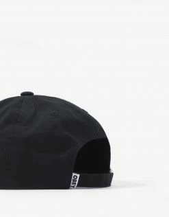 Obey Bold Twill 6 Panel Strapback Cap - Black