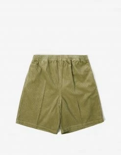 Obey Easy Relaxed Corduroy Shorts - Olive Oil