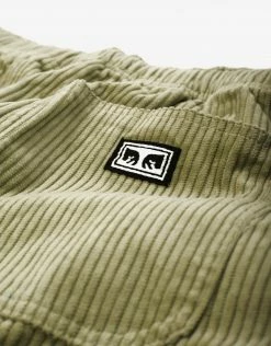 Obey Easy Relaxed Corduroy Shorts - Olive Oil 7 Obey Easy Relaxed Corduroy Shorts - Olive Oil