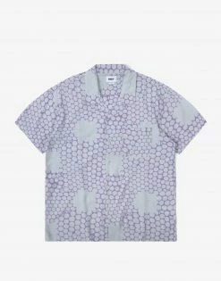 Obey Honeycomb Woven Shirt - Good Grey/Multi