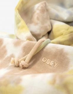 Obey Mini Bold Recycled Tie Dye Sweatshirt - Toffee/Multi