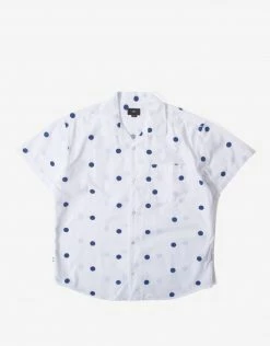 Obey Nick Woven Short Sleeve Shirt - White/Multi