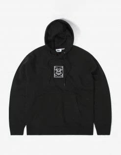 Obey Outline Hoody - Black