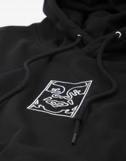 Obey Outline Hoody - Black