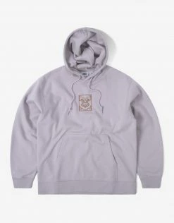 Obey Outline Hoody - Purple Paste