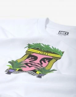 Obey Roman Icon T Shirt - White