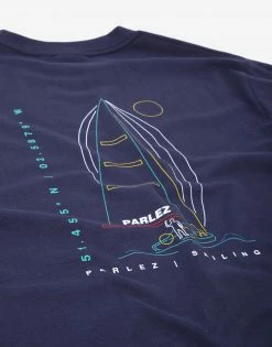 Parlez Swan T Shirt - Navy New Arrivals