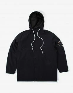 Parlez Tradewinds Hooded Windbreaker - Black