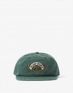 New Arrivals Pass Port Communal Rings 6 Panel Cap - Forest Green