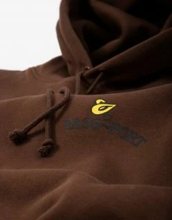 New Arrivals Pass Port Horsey Hoody - Dark Chocolate