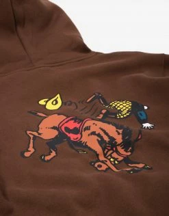 New Arrivals Pass Port Horsey Hoody - Dark Chocolate