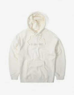 Pass Port Official Embroidery Hoody - Bone