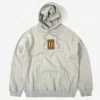 New Arrivals Pass Port PP Embroidery Hoody - Ash