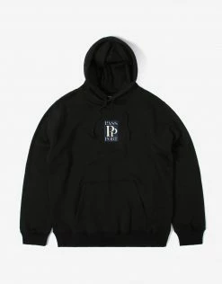 New Arrivals Pass Port PP Embroidery Hoody - Black