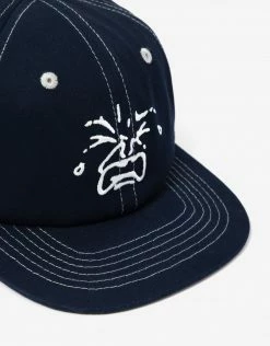New Arrivals Pass Port Tears 6 Panel Cap - Navy