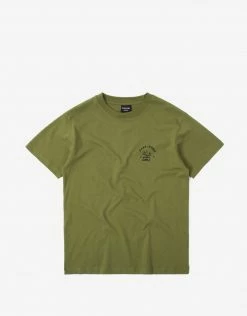 Pass Port Tile T Shirt - Olive New Arrivals