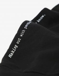 Pleasures Make Out Hoody - Black