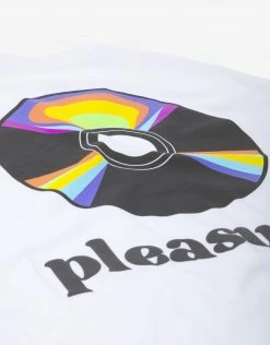Pleasures Spin T Shirt - White New Arrivals