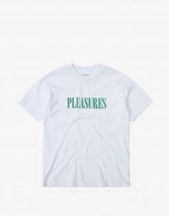 Pleasures Tickle Logo T Shirt - White