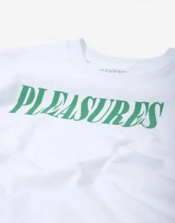 Pleasures Tickle Logo T Shirt - White