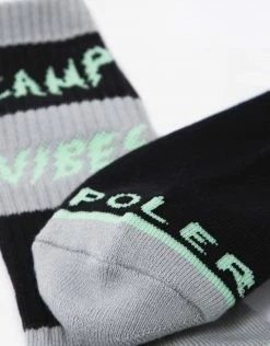 Poler Camp Vibes Socks - Black