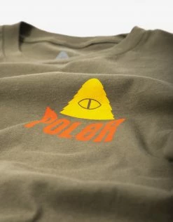 Poler Fruit Sticker T Shirt - Military Green