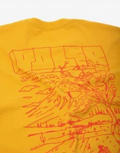 Poler Hear It Callin' T Shirt - Antique Gold