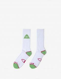 Poler Icon Socks - Red/Green