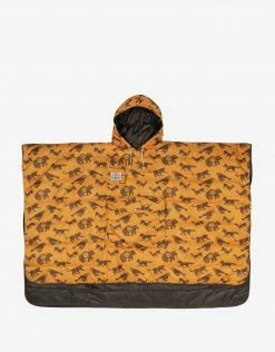 Poler Reversible Camp Poncho - Black Ginger Critter