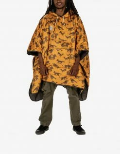 Poler Reversible Camp Poncho - Black Ginger Critter