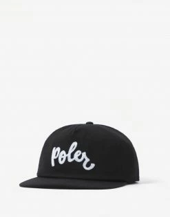 Poler Script Hat - Black