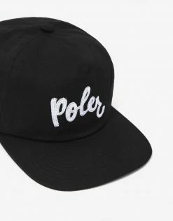 Poler Script Hat - Black