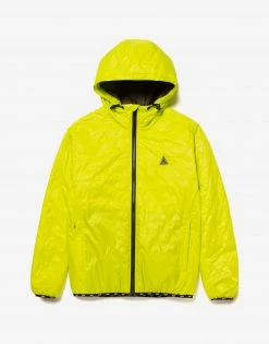 HUF Polygon Quilted Jacket - Bio Lime