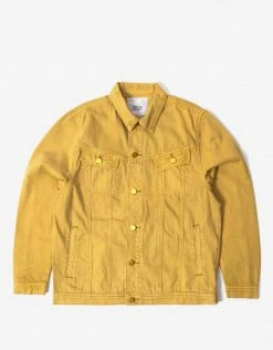 Clothing Profound Aesthetic Still Life Destroyed Denim Jacket - Dusted Camel