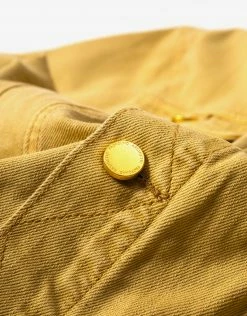 Clothing Profound Aesthetic Still Life Destroyed Denim Jacket - Dusted Camel