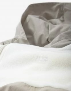 Rains Fleece Hood - Fossil