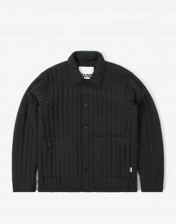 Rains Liner Shirt Jacket - Black