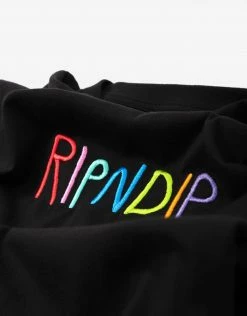 Clothing Rip N Dip Embroidered Logo T Shirt - Black