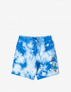 Rip N Dip Prisma Sweat Shorts - Blue Lightning Wash Clothing
