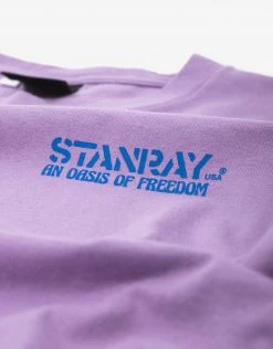 Stan Ray Freedom Stencil T Shirt - Dragon Fruit