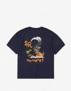 Stan Ray Sound Waves T Shirt - Navy