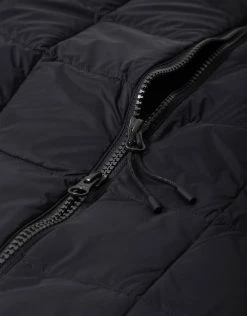Clothing Taion Crew Neck W-Zip Down Jacket - Black