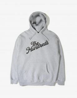 The Hundreds Forever Slant Logo Hoody - Athletic Heather