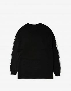 The Hundreds Forever Solid Bomb Crest Long Sleeve T Shirt - Black